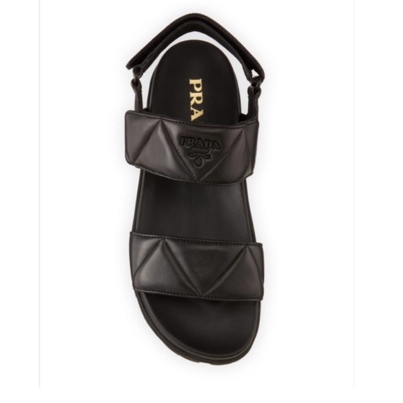 Prada padded leather sports sandals - Picture 12 of 16